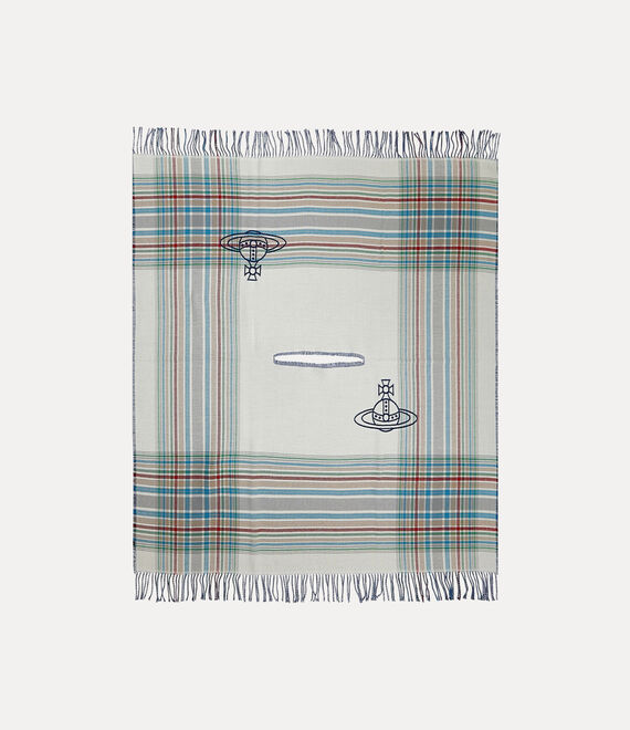 Vivienne Westwood Poncho Multi Col. Madras in IVORY